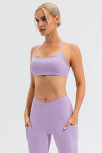 Load image into Gallery viewer, Crisscross Spaghetti Strap Active Cami
