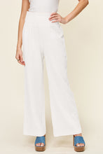 Load image into Gallery viewer, Double Take Full Size Texture Smocked Waist Wide Leg Pants
