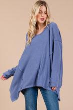 Load image into Gallery viewer, Ces Femme Asymmetrical Long Sleeve Top
