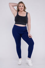 Load image into Gallery viewer, Plus Premium Cotton Full Length Leggings
