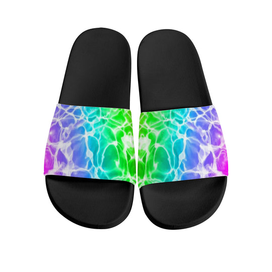 Ti Amo I love you - Exclusive Brand - Womens -Slide Sandals - Black Soles
