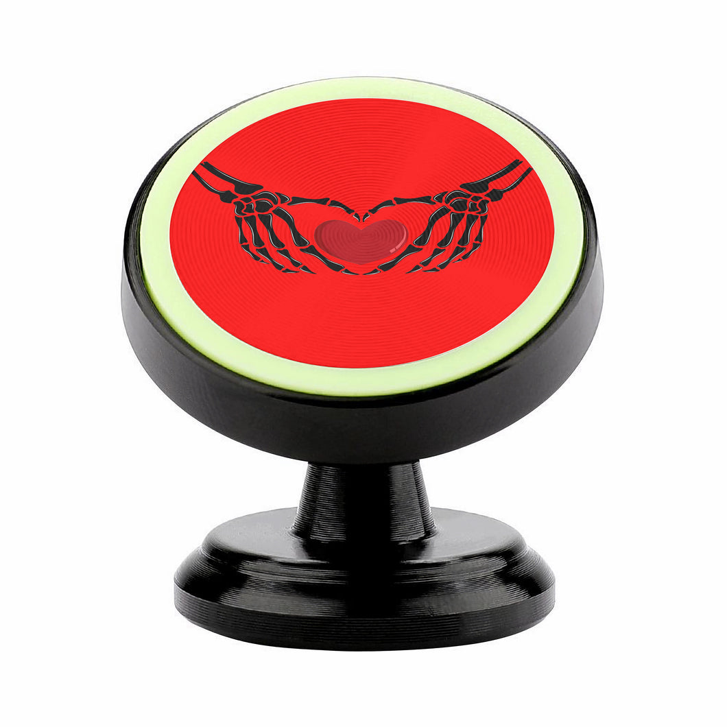 Ti Amo I love you - Exclusive Brand - Red - Skeleton Hands with Heart - Magnetic Car Phone Holder