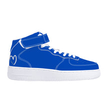 Load image into Gallery viewer, Ti Amo I love you - Exclusive Brand - Absolute Zero Blue - High Top Unisex Sneakers
