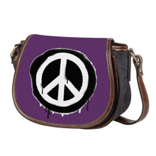 Load image into Gallery viewer, Ti Amo I love you - Exclusive Brand - Bossanova 2 - Peace Sign - Saddle Bag
