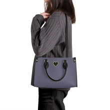 Load image into Gallery viewer, Ti Amo I love you - Exclusive Brand - Dolphin - Luxury Womens PU Tote Bag - Black Straps
