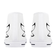 Load image into Gallery viewer, Ti Amo I love you  - Exclusive Brand  - White - Dove with Olive Branch - High-Top Canvas Shoes - White Soles
