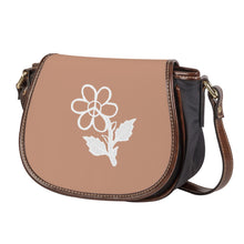 Load image into Gallery viewer, Ti Amo I love you - Exclusive Brand  - Feldspar - White Daisy Saddle Bag
