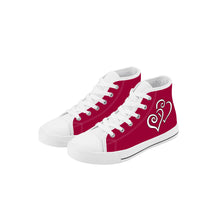 Load image into Gallery viewer, Ti Amo I love you - Exclusive Brand - Lifeline - Kids High Top Canvas Shoes
