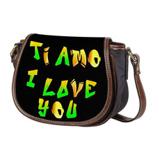 Load image into Gallery viewer, Ti Amo I love you - Exclusive Brand - Hip Hop Lettering - Saddle Bag
