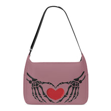 Load image into Gallery viewer, Ti Amo I love you - Exclusive Brand - Coral Tree - Skeleton Heart Hands  -  Journey Computer Shoulder Bag
