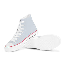 Load image into Gallery viewer, Ti Amo I love you - Exclusive Brand - Mystic - White Daisy - High Top Canvas Shoes - White  Soles
