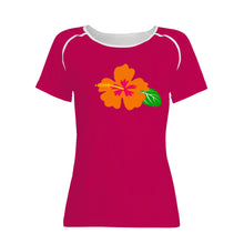 Load image into Gallery viewer, Ti Amo I love you - Exclusive Brand - Lipstick 2 - Hawaiian Flower - Women&#39;s T shirt - Sizes XS-2XL
