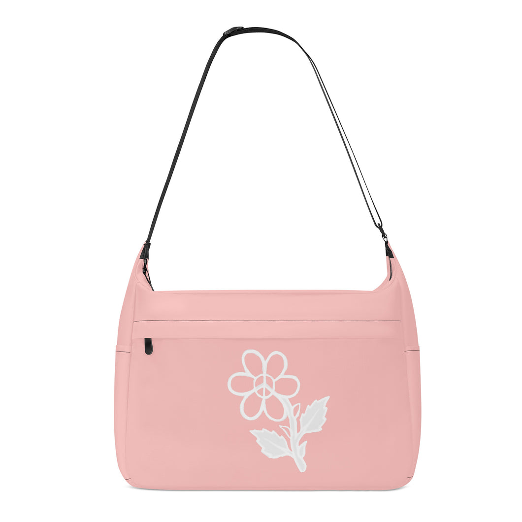 Ti Amo I love you - Exclusive Brand - Your Pink - White Daisy - Journey Computer Shoulder Bag