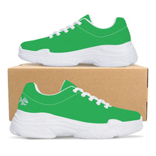 Load image into Gallery viewer, Ti Amo I love you - Exclusive Brand - Jade Green - Angry Fish - Chunky Sneakers - White Soles
