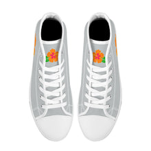 Load image into Gallery viewer, Ti Amo I love you Exclusive Brand - High - Top Canvas Shoes - White Soles
