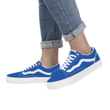 Load image into Gallery viewer, Ti Amo I love you - Exclusive Brand - Mid Blue - Low Top Flat Sneaker
