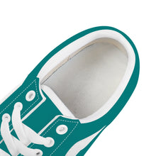 Load image into Gallery viewer, Ti Amo I love you - Exclusive Brand - Dark Teal - Low Top Flat Sneaker
