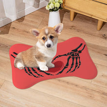 Load image into Gallery viewer, Ti Amo I love you - Exclusive Brand - Persimmon - Skeleton Hands with Heart  - Big Paws Pet Rug
