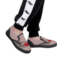 Load image into Gallery viewer, Ti Amo I love you - Exclusive Brand  - Thatch - Skeleton Hands with Heart  - Kids Slip-on shoes - Black Soles
