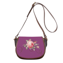 Load image into Gallery viewer, Ti Amo I love you - Exclusive Brand - Cannon Pink -  Rose -  Saddle Bag
