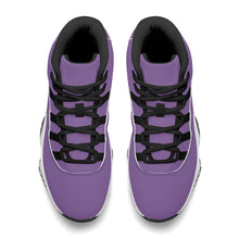 Load image into Gallery viewer, Ti Amo I love you - Exclusive Brand - Dusty Purple - Skeleton Hands with Heart -  High Top Air Retro Sneakers - Black Laces
