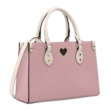 Load image into Gallery viewer, Ti Amo I love you - Exclusive Brand - Pale Chestnut - Luxury Womens PU Tote Bag - Cream Straps
