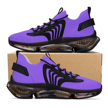 Load image into Gallery viewer, Ti Amo I love you - Exclusive Brand - Heliotrope 3 - Script Double Heart - Air Max React Sneakers - Black Soles
