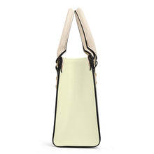 Load image into Gallery viewer, Ti Amo I love you - Exclusive Brand - Moon Glow - Luxury Womens PU Tote Bag - Cream Straps
