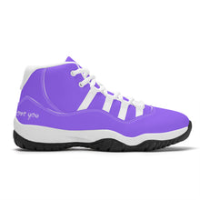 Load image into Gallery viewer, Ti Amo I love you - Exclusive Brand - Heliotrope 3 - High Top Air Retro Sneakers - White Soles
