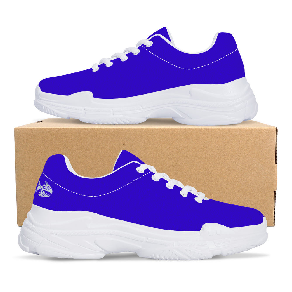 Ti Amo I love you - Exclusive Brand - Violet Blue - Angry Fish - Chunky Sneakers - White Soles