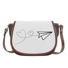 Load image into Gallery viewer, Ti Amo I love you - Exclusive Brand - Concrete - Paper Airplane - Saddle Bag
