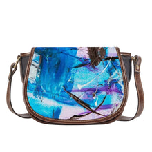 Load image into Gallery viewer, Ti Amo I love you - Exclusive Brand - Abstract - Saddle Bag
