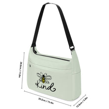 Load image into Gallery viewer, Ti Amo I love you - Exclusive Brand - Periglacial Blue - Bee Kind - Journey Computer Shoulder Bag
