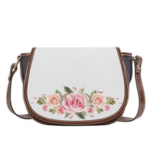 Load image into Gallery viewer, Ti Amo I love you - Exclusive Brand - Concrete - Roses - Saddle Bag
