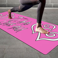 Load image into Gallery viewer, Ti Amo I love you - Exclusive Brand - Hot Pink - Yoga Mat
