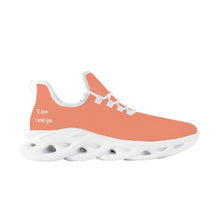 Load image into Gallery viewer, Ti Amo I love you - Exclusive Brand  - Vivid Tangerine - Mens / Womens - Flex Control Sneakers- White Soles
