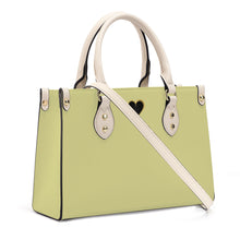 Load image into Gallery viewer, Ti Amo I love you - Exclusive Brand - Winter Hazel - Luxury Womens PU Tote Bag - Cream Straps
