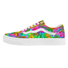 Load image into Gallery viewer, Ti Amo I love you - Exclusive Brand - Rainbow Kaleidoscope - Low Top Flat Sneaker
