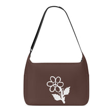 Load image into Gallery viewer, Ti Amo I love you - Exclusive Brand - American Mahogany - White Daisy -  Journey Computer Shoulder Bag
