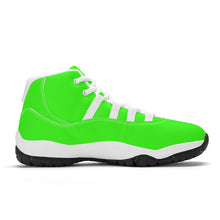 Load image into Gallery viewer, Ti Amo I love you - Exclusive Brand - Florescent Green- High Top Air Retro Sneakers - White Laces
