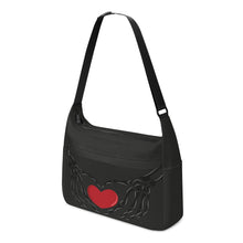 Load image into Gallery viewer, Ti Amo I love you - Exclusive Brand - Tuatara - Skeleton Heart Hands  -  Journey Computer Shoulder Bag
