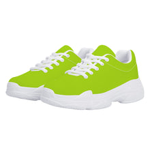 Load image into Gallery viewer, Ti Amo I love you - Exclusive Brand - Yellowish Green - Angry Fish - Chunky Sneakers - White Soles
