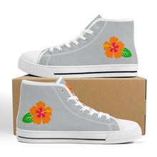 Load image into Gallery viewer, Ti Amo I love you Exclusive Brand - High - Top Canvas Shoes - White Soles

