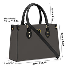 Load image into Gallery viewer, Ti Amo I love you - Exclusive Brand - Vampire Grey - Luxury Womens PU Tote Bag - Black Straps
