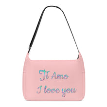 Load image into Gallery viewer, Ti Amo I love you - Exclusive Brand - Your Pink 2 - Pastel Lettering -  Journey Computer Shoulder Bag
