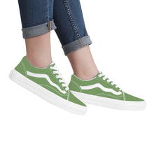 Load image into Gallery viewer, Ti Amo I love you - Exclusive Brand - Dusty Green - Low Top Flat Sneaker
