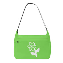 Load image into Gallery viewer, Ti Amo I love you - Exclusive Brand - Pastel Green - White Daisy -  Journey Computer Shoulder Bag
