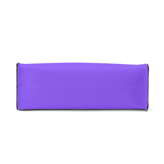 Ti Amo I love you - Exclusive Brand - Light Purple - Luxury Womens PU Tote Bag - Black Straps