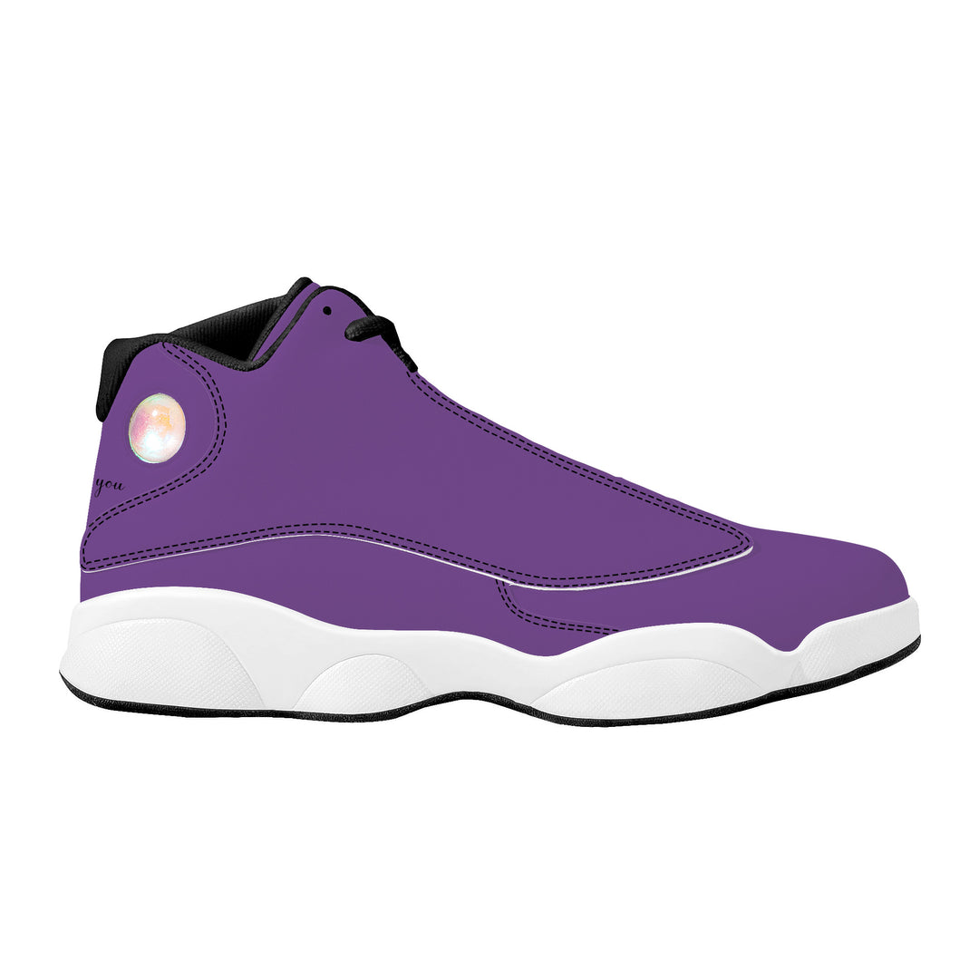 Ti Amo I love you  - Exclusive Brand  - Affair Purple - Mens / Womens - Unisex Basketball Shoes - Black Laces