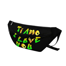 Load image into Gallery viewer, Ti Amo I love you - Exclusive Brand - Hip Hop Lettering - Large Fanny Bag
